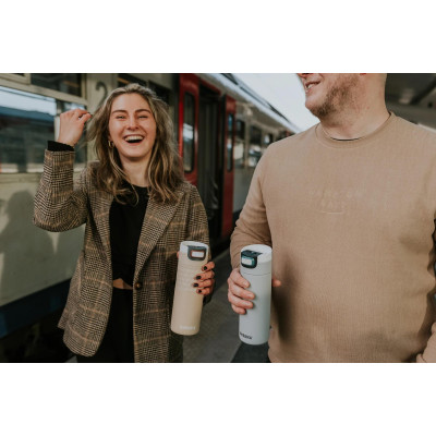 Термочаша от неръждаема стомана Kambukka Etna с термокапак 3 в 1 Snapclean®, 500 мл, Uncertain Grey