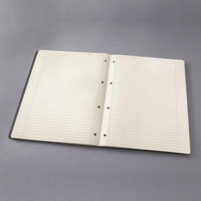 Бележник Sigel - Conceptum, A4, на редове, меки корици, черен