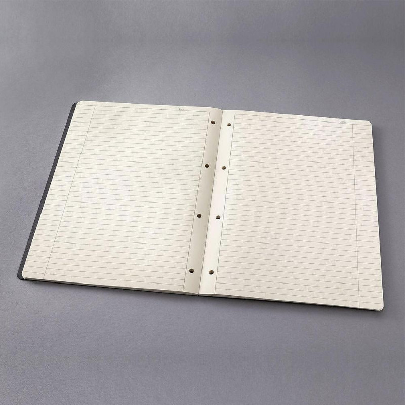 Бележник Sigel - Conceptum, A4, на редове, меки корици, черен