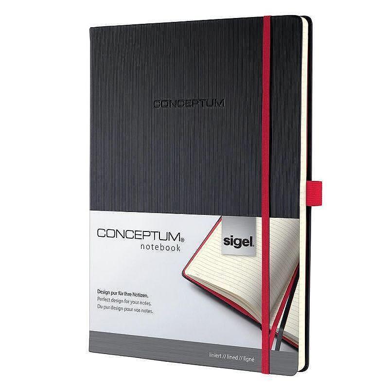 Бележник Sigel CONCEPTUM®, A4, на редове, твърда корица