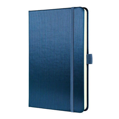 Бележник Sigel - Conceptum, A5, линиран, с твърди корици, син