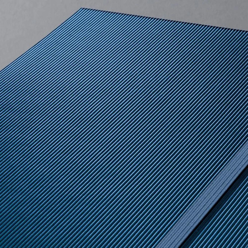 Бележник Sigel - Conceptum, A5, линиран, с твърди корици, син