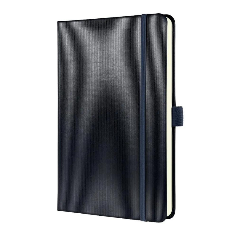 Бележник Sigel - Conceptum, A5, линиран, с твърди корици, сив