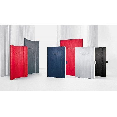 Бележник Sigel CONCEPTUM®, A5, на редове, мека корица, черен