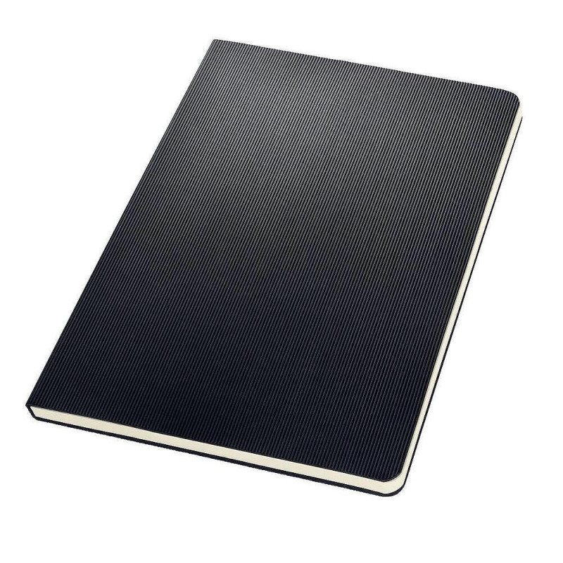 Бележник Sigel - Conceptum, A5, на редове, меки корици, черен