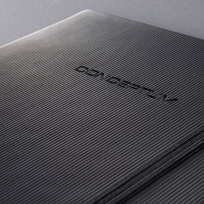 Бележник Sigel - CONCEPTUM, A5, на редове, твърди корици, черен