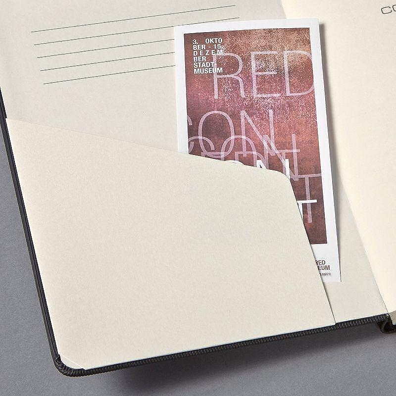 Бележник Sigel - CONCEPTUM, A5, на редове, твърди корици, черен