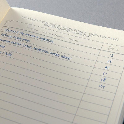 Бележник Sigel - CONCEPTUM, A5, на редове, твърди корици, син