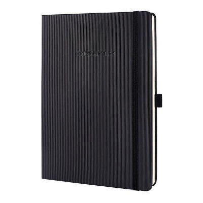 Бележник Sigel - CONCEPTUM, B5, на квадрати, твърда корица, черен