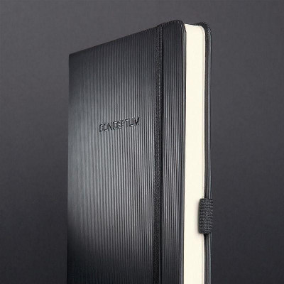 Бележник Sigel - CONCEPTUM, B5, на квадрати, твърда корица, черен