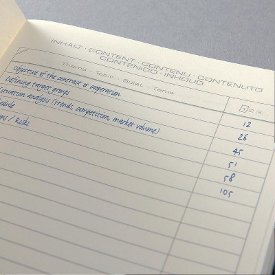 Бележник Sigel - CONCEPTUM, B5, на квадрати, твърда корица, черен