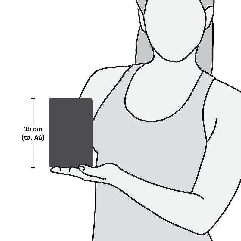 Бележник Sigel - Jolie, A6, на редове, твърди корици, оранжев