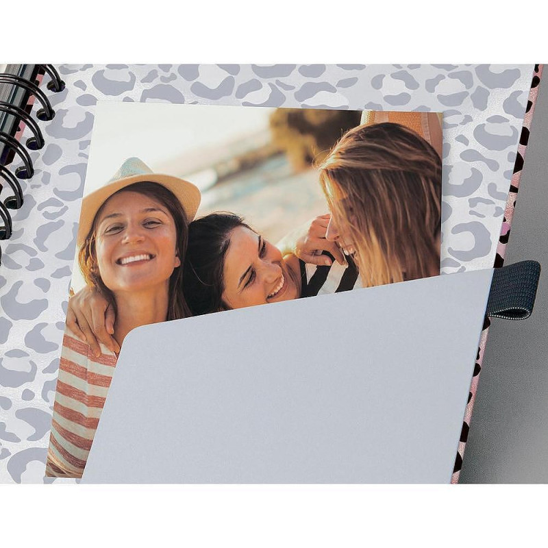 Бележник Sigel - Jolie Leo, A5, твърди корици, спирала