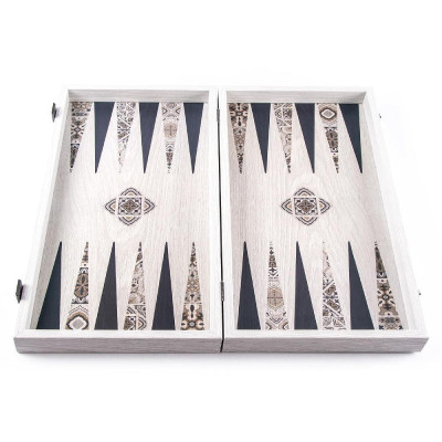 Дървена табла Manopoulos - Марокански мотив, 53x48 см