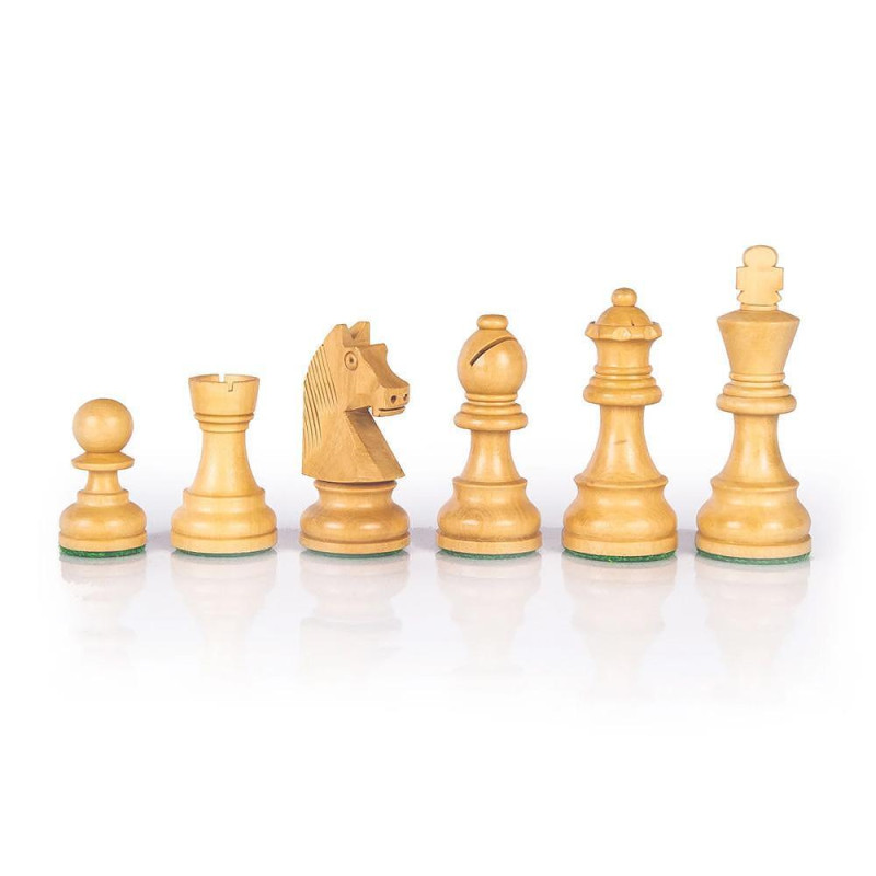 Фигури за шах Manopoulos - Staunton, утежнени, 8.5см цар