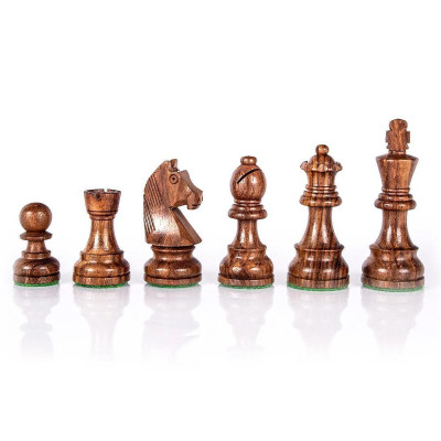 Фигури за шах Manopoulos - Staunton, утежнени, 8.5см цар