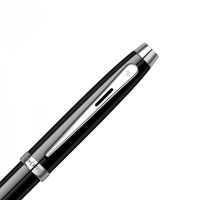 Химикалка Sheaffer - 100 Glossy Black Lacquer/Chrome