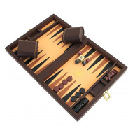 Италианска табла за игра Italfama - Folding Leatherette, 37 x 23 x 2.8 см