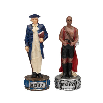 Италиански комплект шах и табла Italfama - The Pirates vs Navy, 35 х 35 см