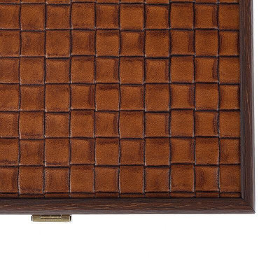 Карти за игра Manopoulos, дървена кутия с кожен принт