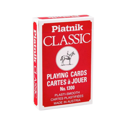 Карти за игра Piatnik 1300, червен гръб