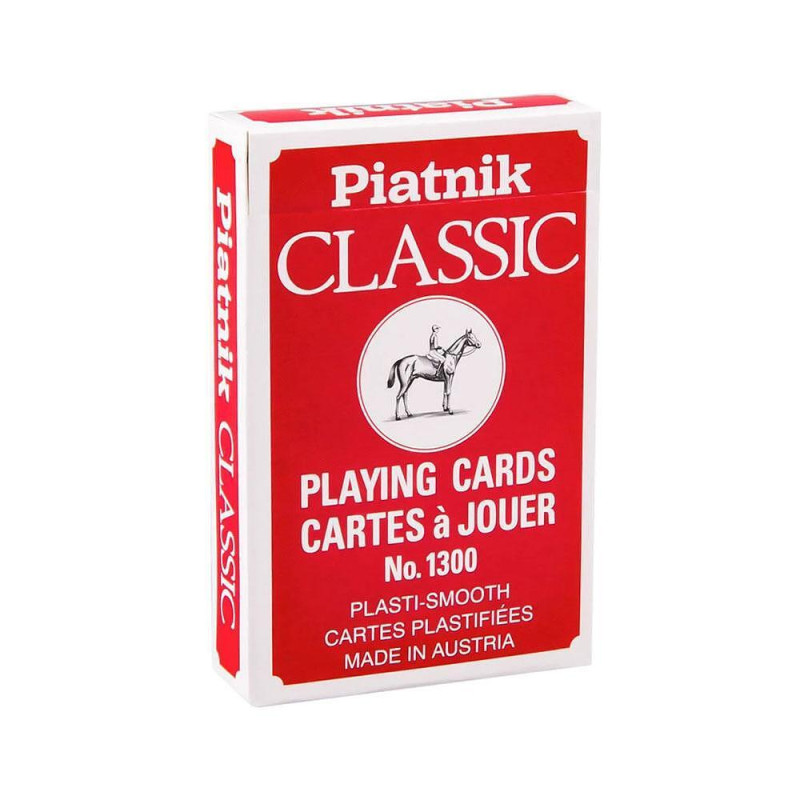 Карти за игра Piatnik 1300, червен гръб