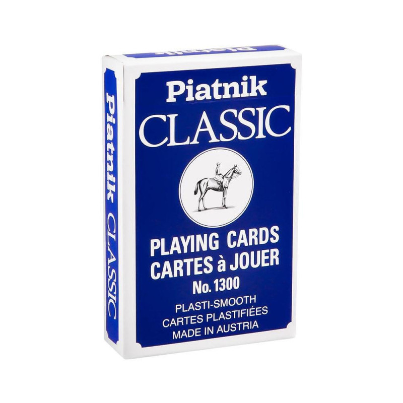 Карти за игра Piatnik 1300, син гръб