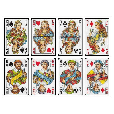 Карти за игра Piatnik, модел Bridge-Poker-Whist, кафяв гръб