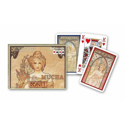Карти за игра Piatnik - Mucha – Beauty, 2x тестета