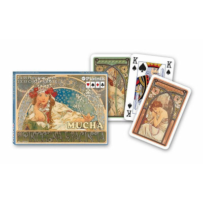 Карти за игра Piatnik - Mucha - Hyacinta, 2x тестета