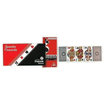Карти за игра Piatnik - Samba Canasta, 3 тестета