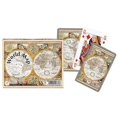 Карти за игра Piatnik - World Map, 2x тестета