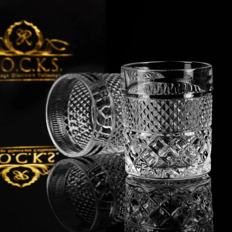 Комплект чаши за уиски R.O.C.K.S. The Privilege Collection - Admiral, 4 x 280 мл