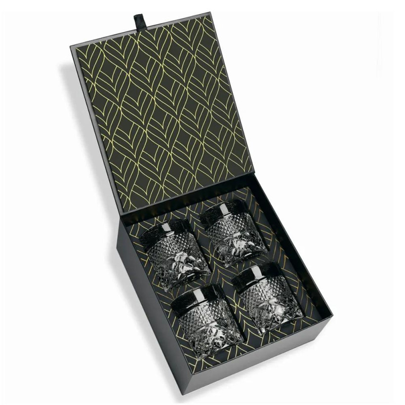 Комплект чаши за уиски R.O.C.K.S. The Privilege Collection - Admiral, 4 x 280 мл