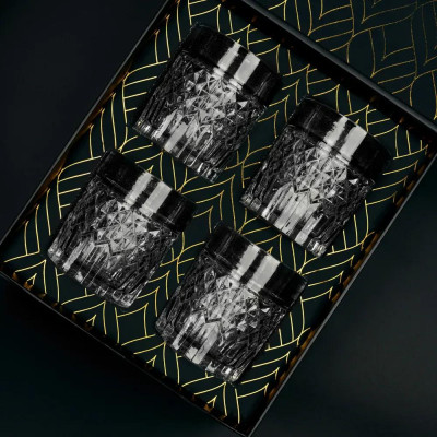 Комплект чаши за уиски R.O.C.K.S. The Privilege Collection - Prestige, 4 x 280 мл
