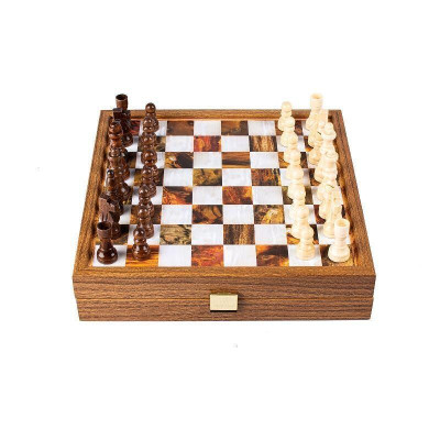 Комплект шах и табла Manopoulos, 27 x 27 см