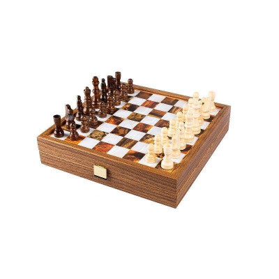 Комплект шах и табла Manopoulos, 27 x 27 см