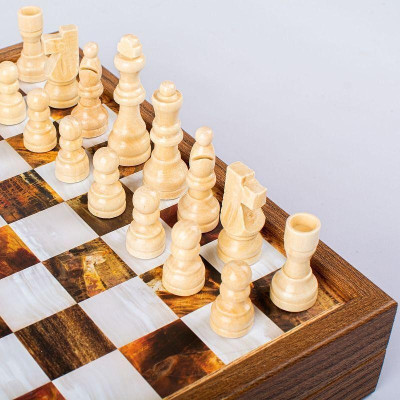 Комплект шах и табла Manopoulos, 27 x 27 см