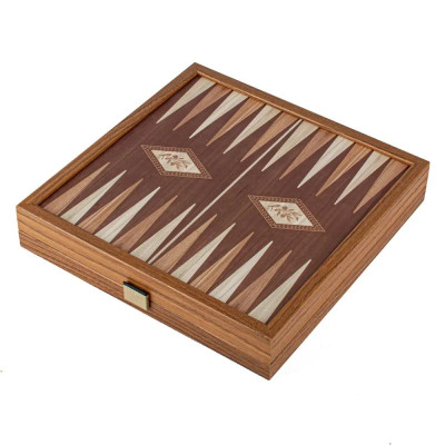 Комплект шах и табла Manopoulos - Classic, 27x27 см