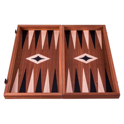 Комплект шах и табла Manopoulos - Махагон, 52x48 см