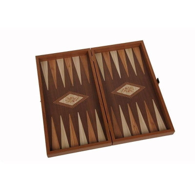 Комплект шах и табла Manopoulos - Венге, 52x48 см