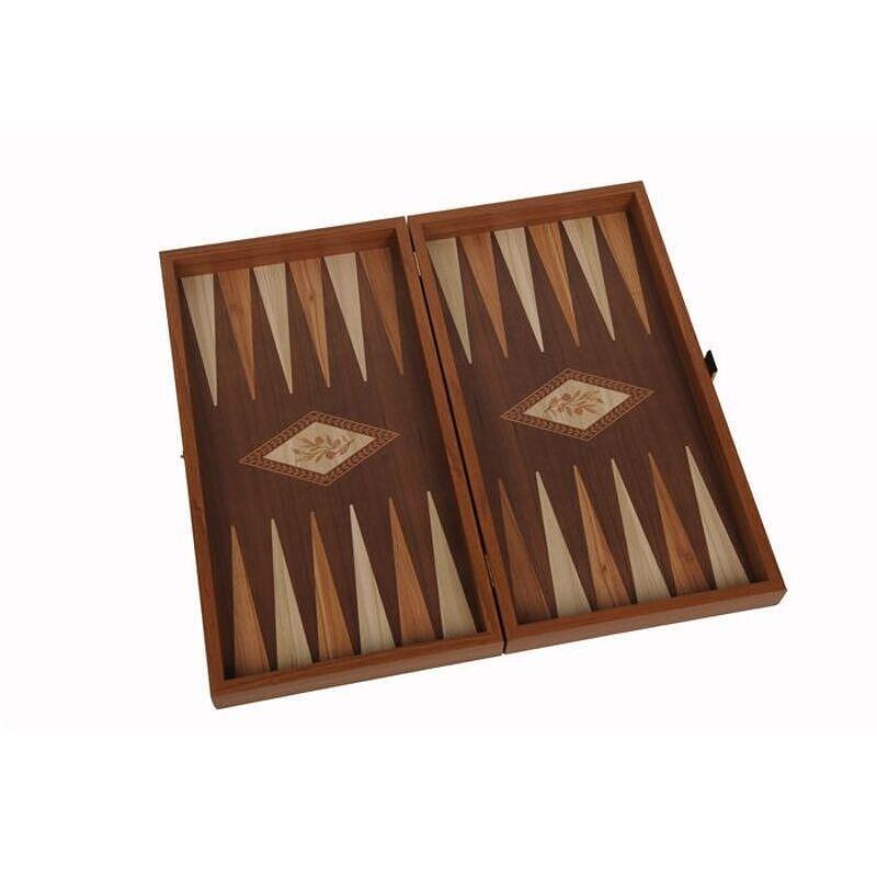 Комплект шах и табла Manopoulos - Венге, 52x48 см