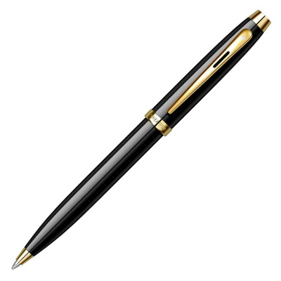 Комплект Sheaffer 100 - Black Lacquer GT, химикалка и ролер