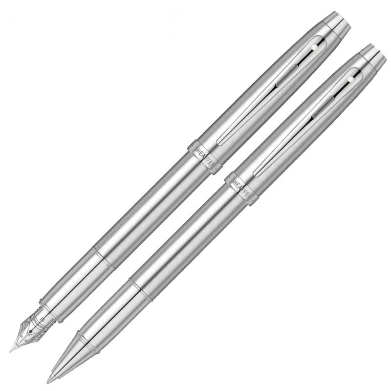 Комплект Sheaffer 100 - Chrome, писалка и ролер