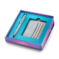 Комплект Sheaffer - 100 Expressions, химикалка и калъф за карти и документи