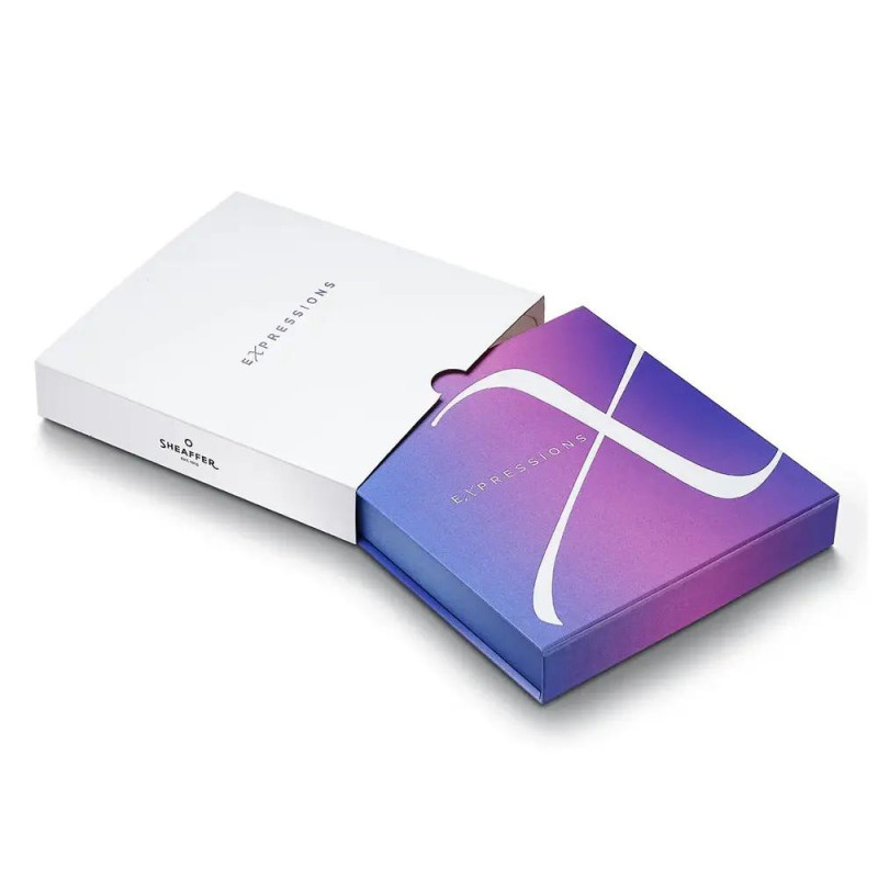 Комплект Sheaffer - 100 Expressions, химикалка и калъф за карти и документи
