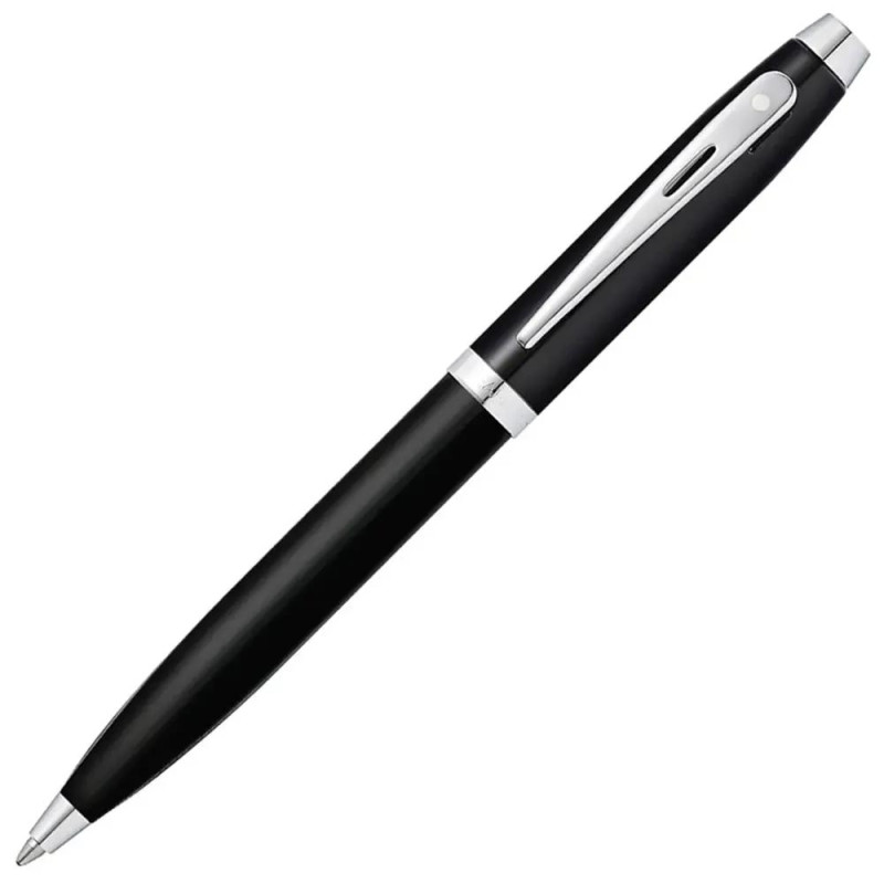 Комплект Sheaffer 100 - Glossy Black, химикалка и ролер