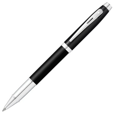 Комплект Sheaffer 100 - Glossy Black, химикалка и ролер
