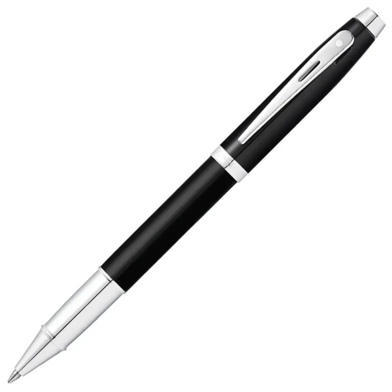 Комплект Sheaffer 100 - Glossy Black, химикалка и ролер
