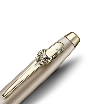 Комплект Sheaffer 100 x Emily in Paris - Champagne Gold, химикалка и тефтер А6